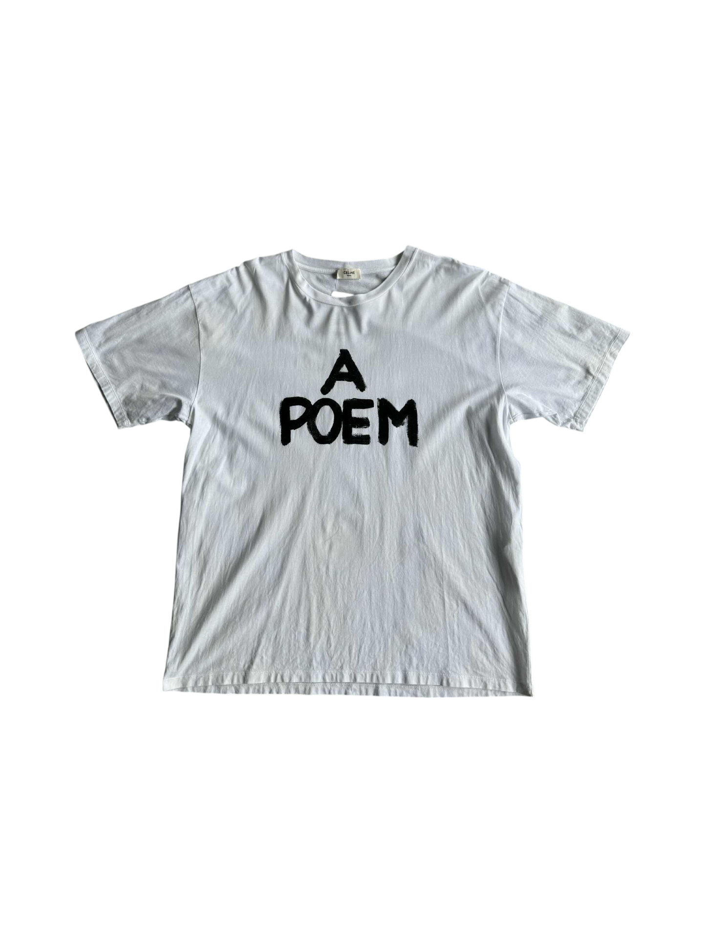 Celine x Hedi Slimane Fw21 A Poem Teen Knight Graphic Tee