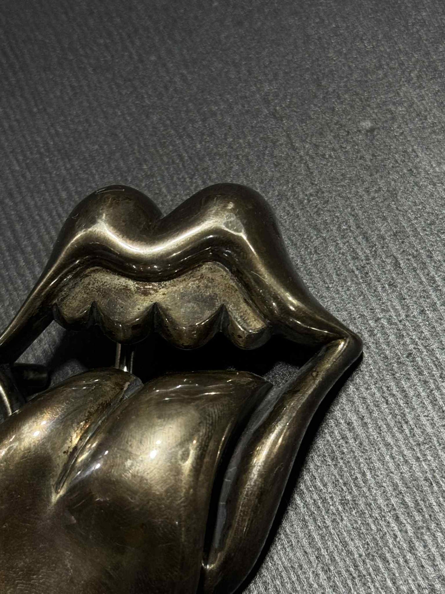 Chrome Hearts X Rolling Stones Lips and Tounge Buckle