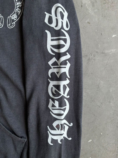 2000s Chrome Hearts T Bar Zip Hoodie