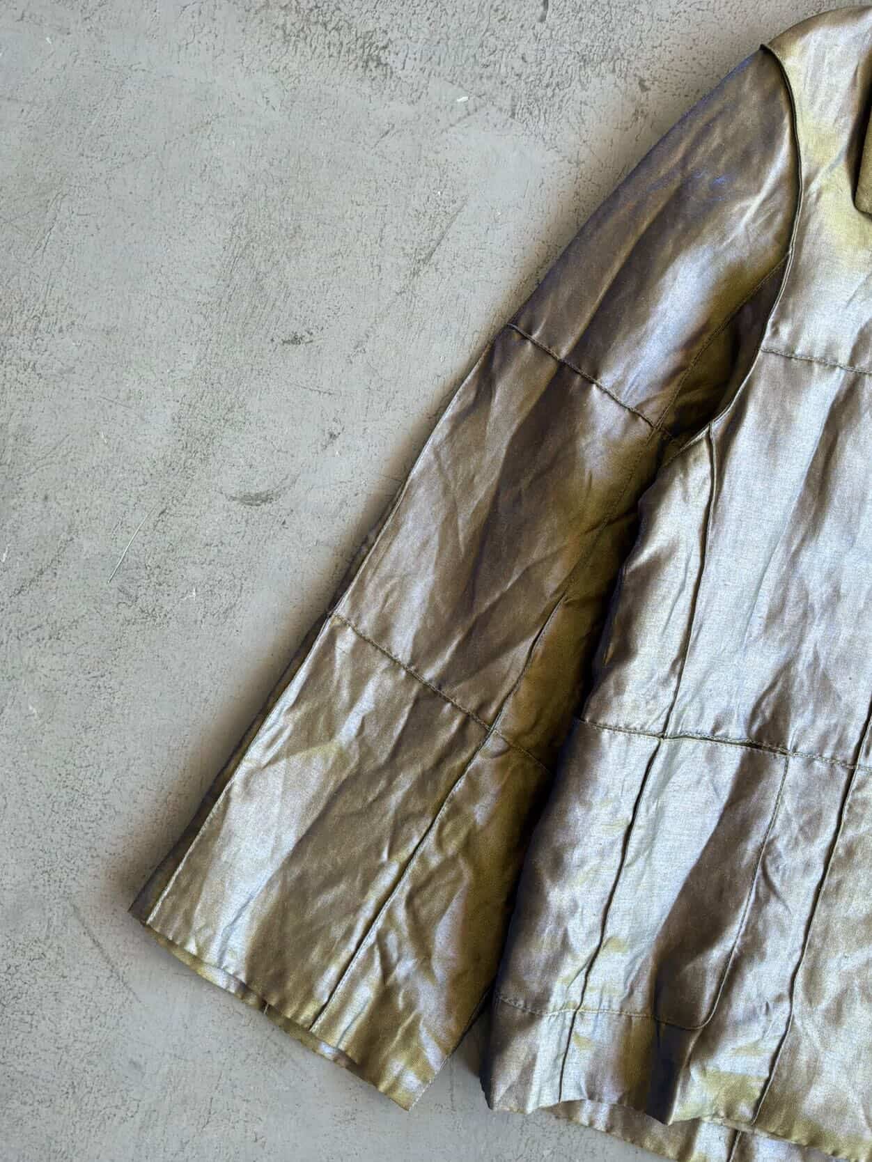 1999 Chanel Silk Nylon Metallic Blazer