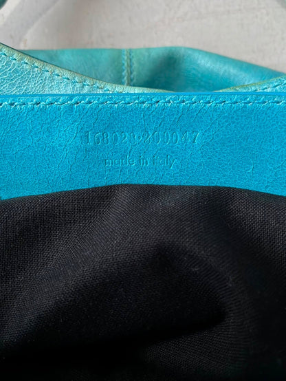 Balenciaga City Part Time Tortoise Lambskin Bag