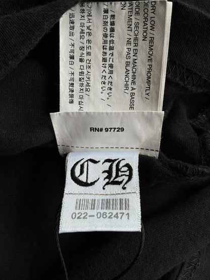 Chrome Hearts Half Script Dagger Black Longsleeves