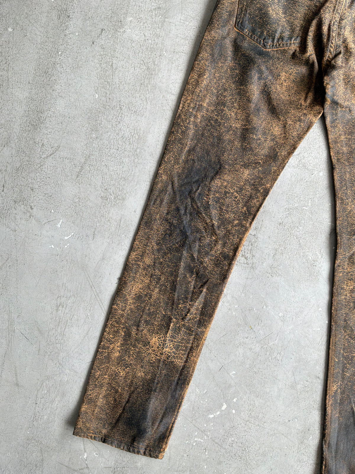 Ralph Lauren Purple Label Wax Coated Jeans