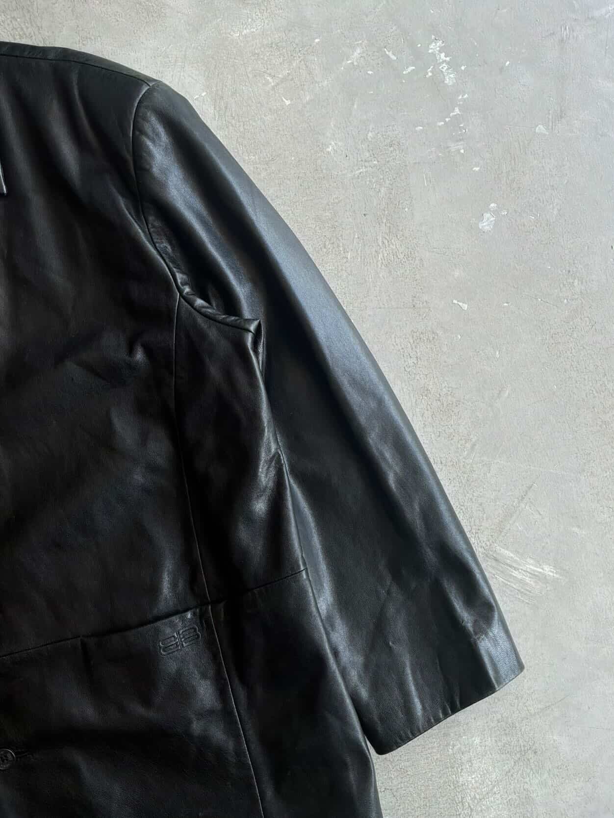 Balenciaga Vintage Leather Coat