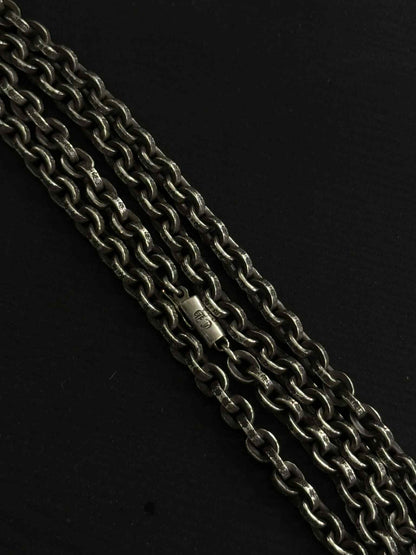 Chrome Hearts 30” Paper Chain Necklace