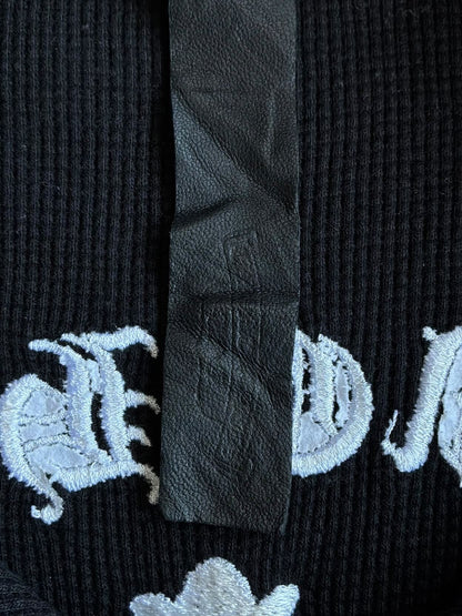 Chrome Hearts Thermal Henley Embroidered Longsleeves