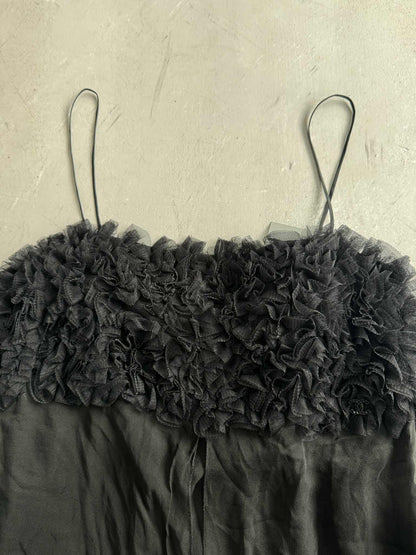 Chanel Vintage Black Lace Dress