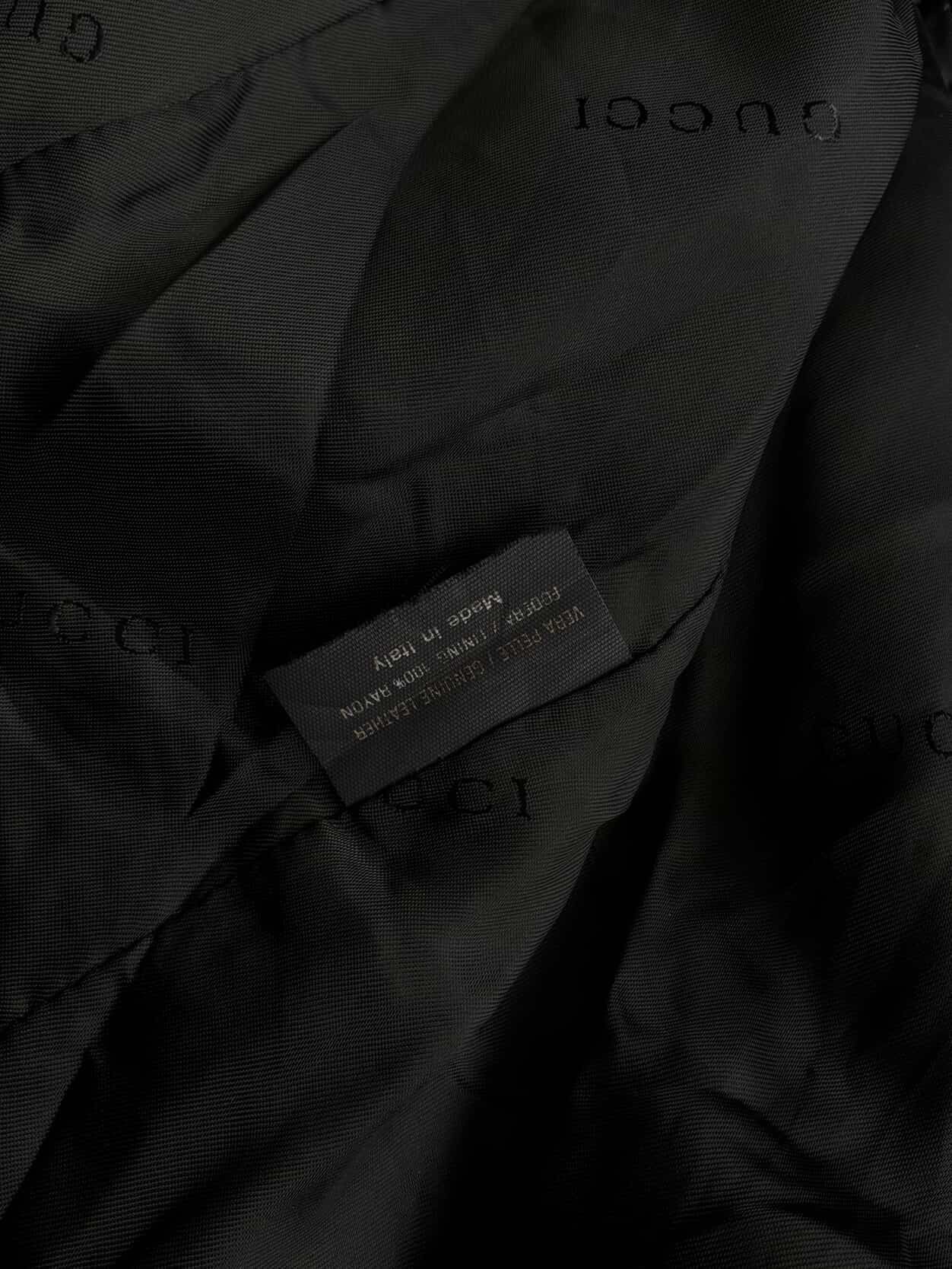 Gucci Tom Ford Era Leather Long Coat