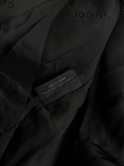 Gucci Tom Ford Era Leather Long Coat