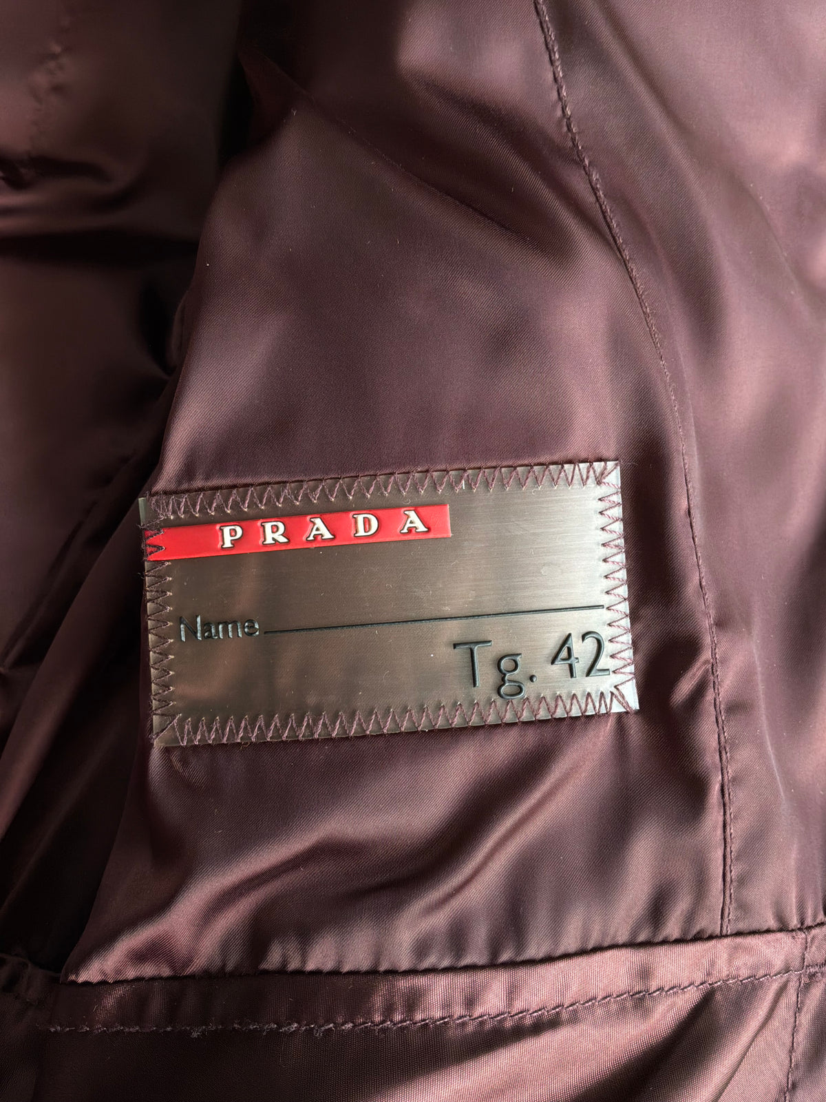 Prada Womens  Rabbit Fur Puffer Jacket