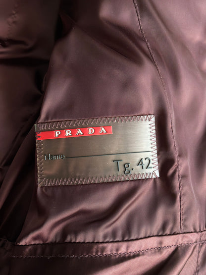 Prada Womens  Rabbit Fur Puffer Jacket