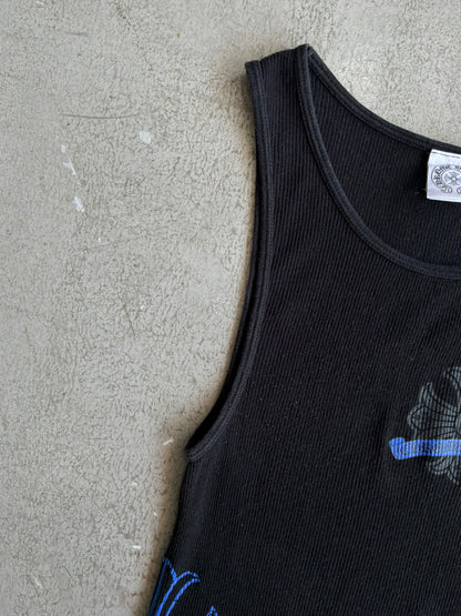 90s Chrome Hearts Blue Horseshoe Tanktop