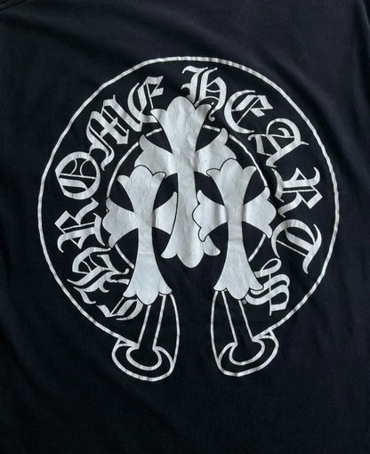 Chrome Hearts Triple Cross Horseshoe Tee
