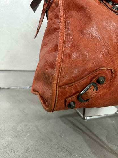 Balenciaga City Orange Classic Bag