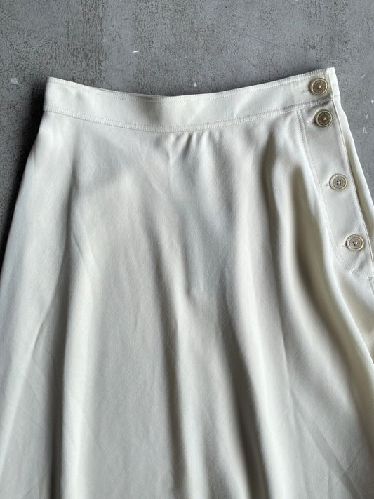 Ralph Lauren Purple Label White Long Skirt