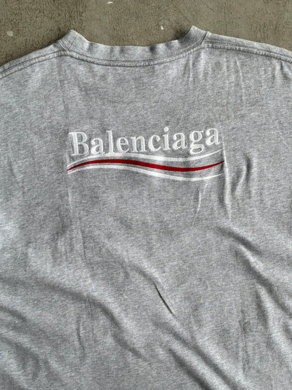 Balenciaga Political Campaign Embroidered Tee