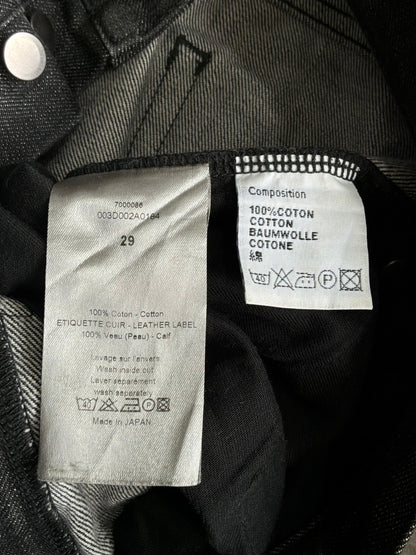 Dior Homme Hedi Slimane  Slim Straight Raw Denim Jeans