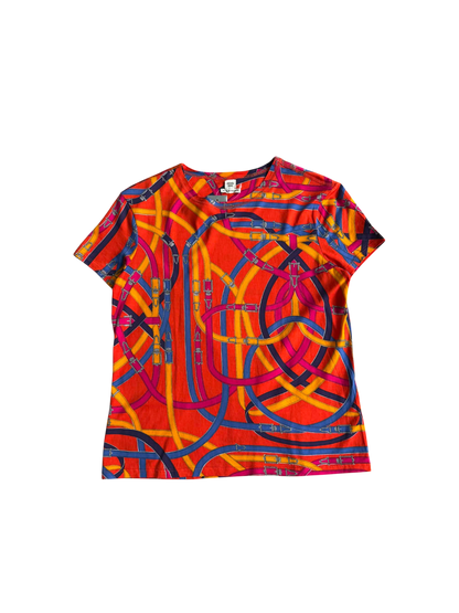 Hermes Shirt All over Bucket & Strap Print