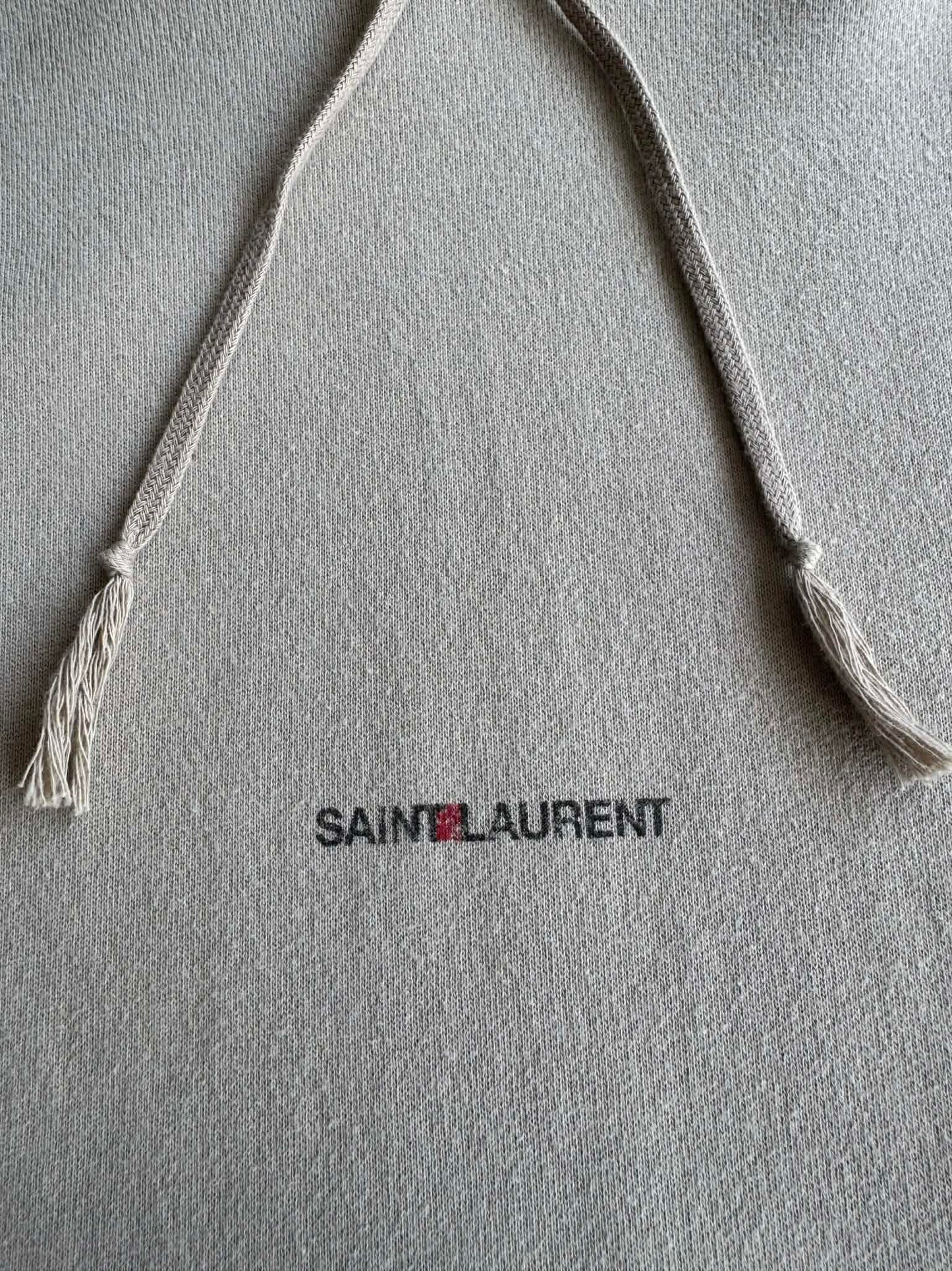 Saint Laurent Paris Hedi Slimane Logo Hoodie