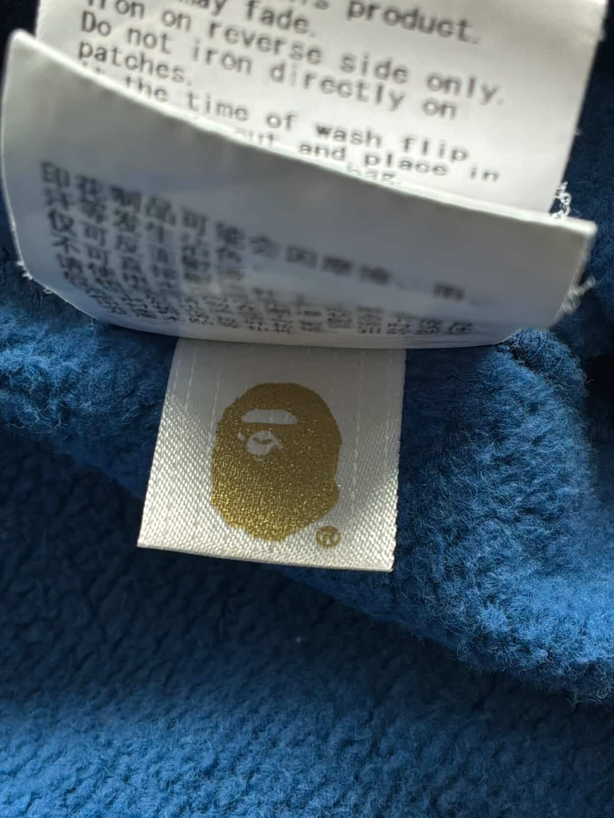 Bape 30th Anniversary Blue Camou Shark Full Zip Hoodie