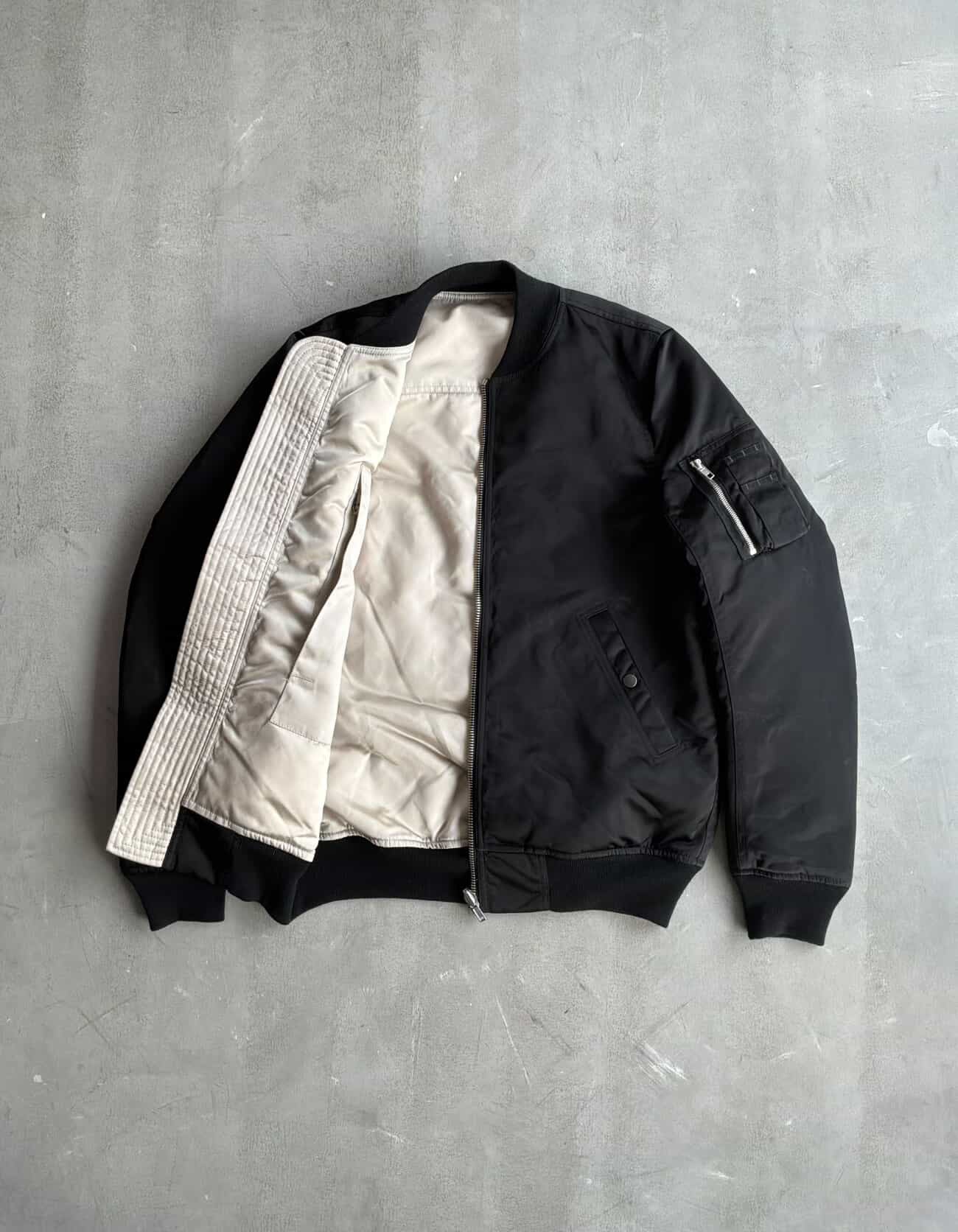 Rick Owens Mainline Riversible Bomber Jacket