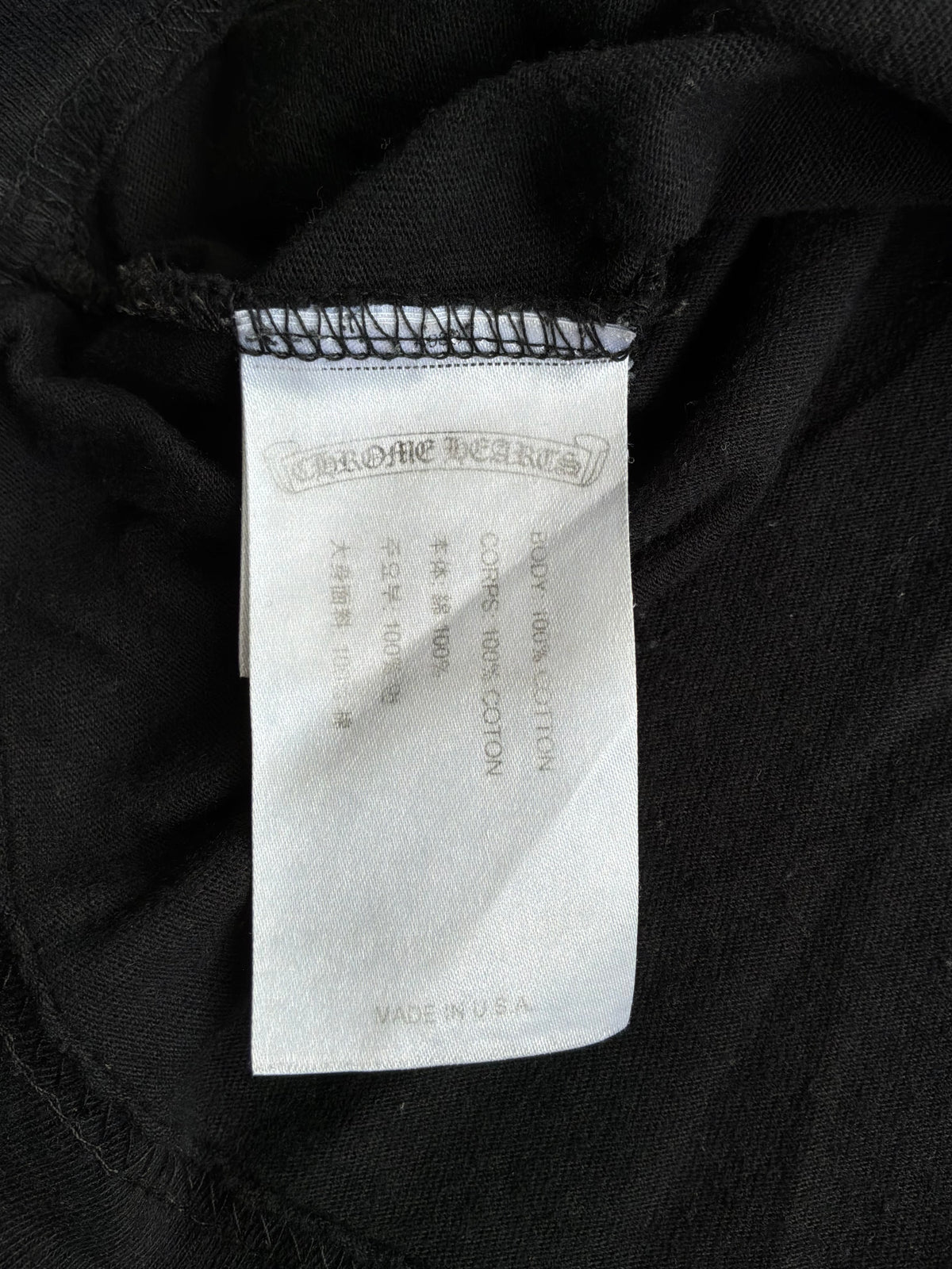 Chrome Hearts Neck Script Floral Longsleeves