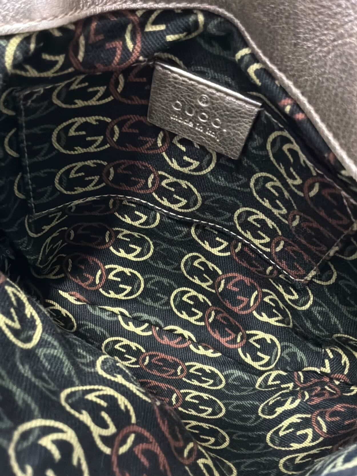 Gucci Metallic Fringe Handbag