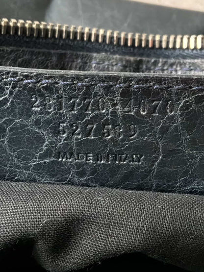 Balenciaga Classic City Giant 12 Navy Lambskin Bag