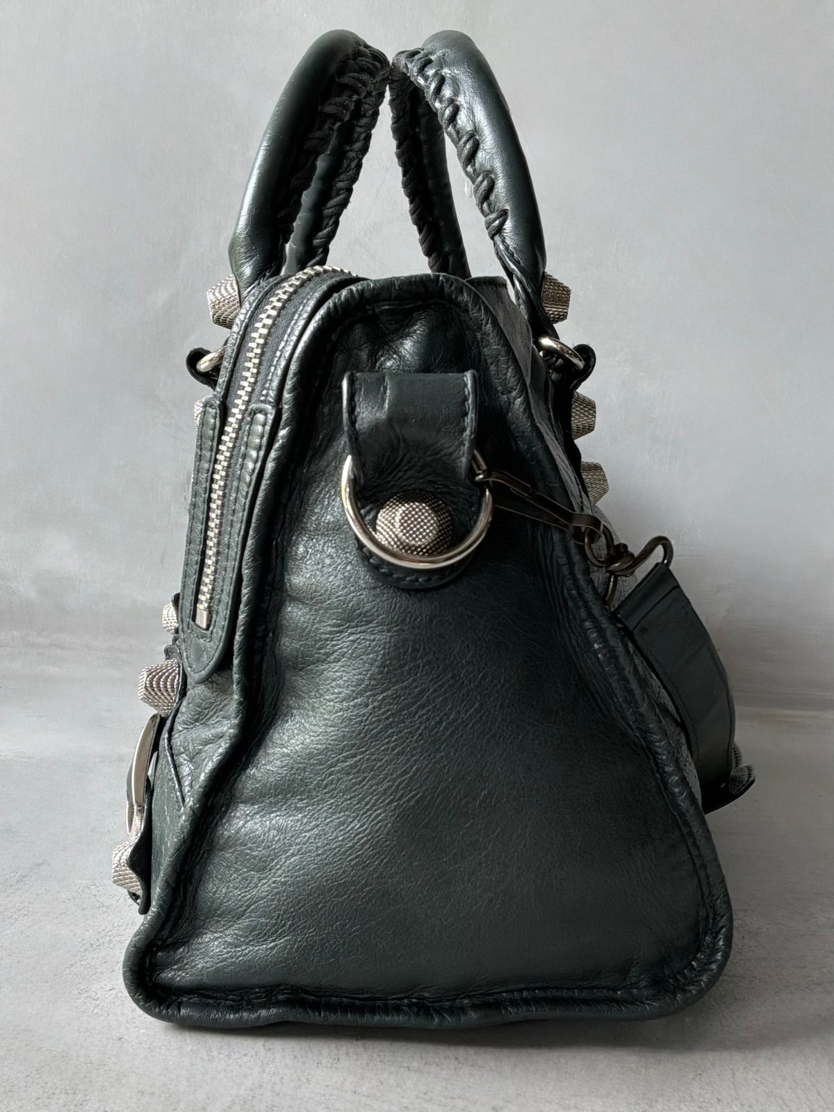 Balenciaga Part Time Dark Green Giant 21 Lambskin Bag