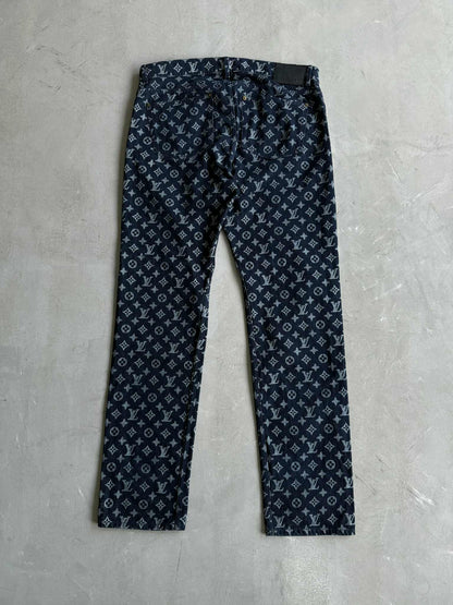 Louis Vuitton Kim Jones Era Monogram Denim Pants