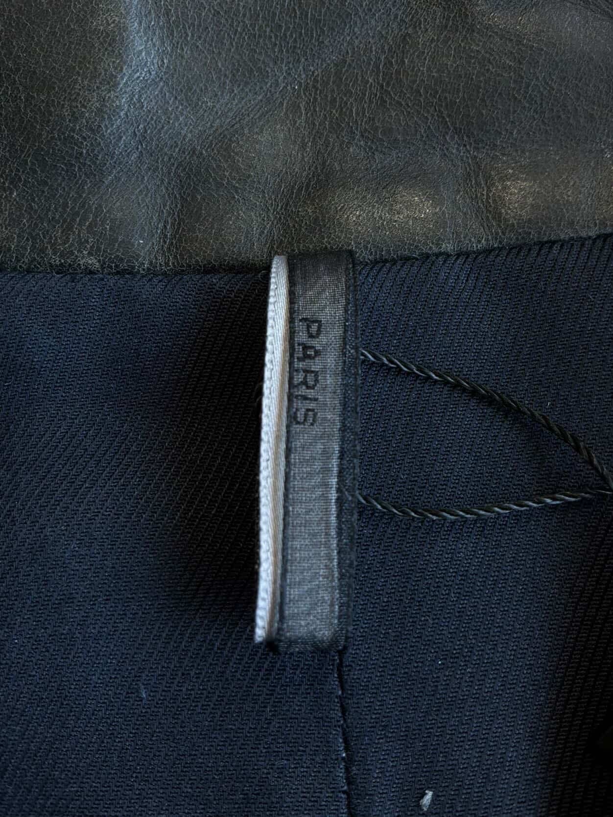 2003 Dior Hedi Slimane Leather Jacket