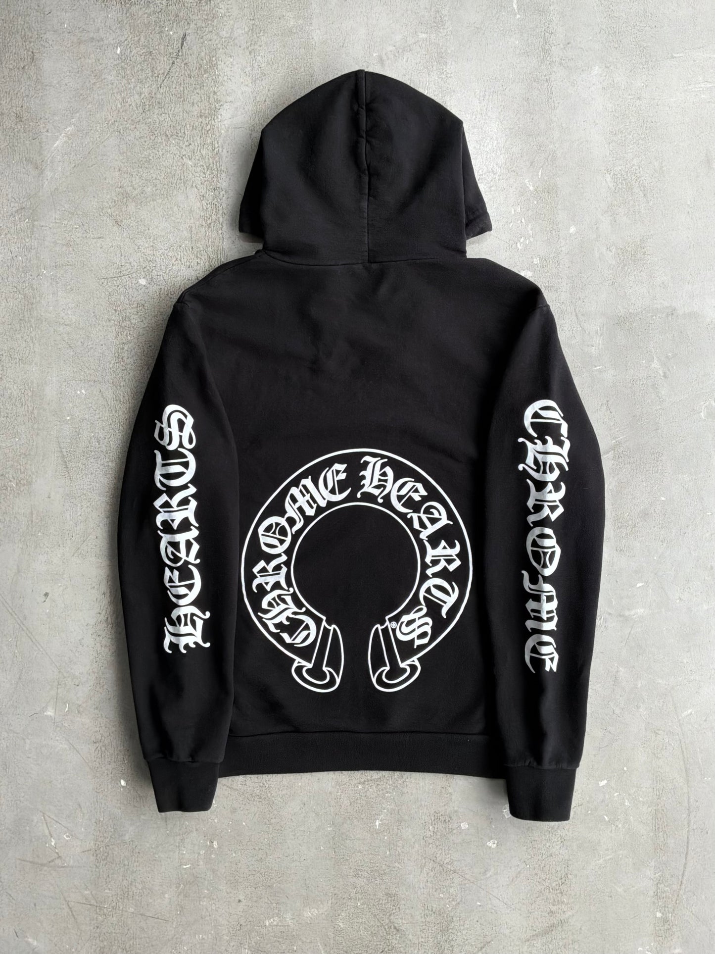 Chrome Hearts X Matty Boy Horseshoe Script Lip Hoodie