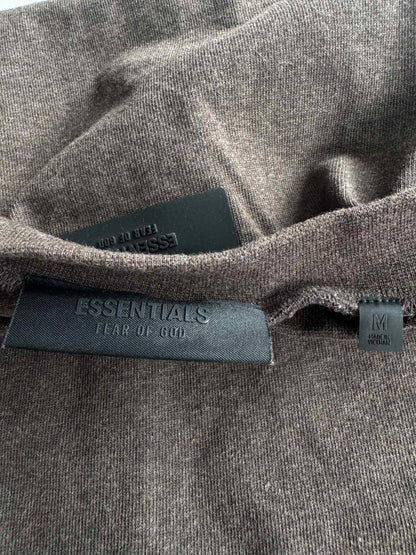 Essentials Fear Of God Oversized Brown Shirt