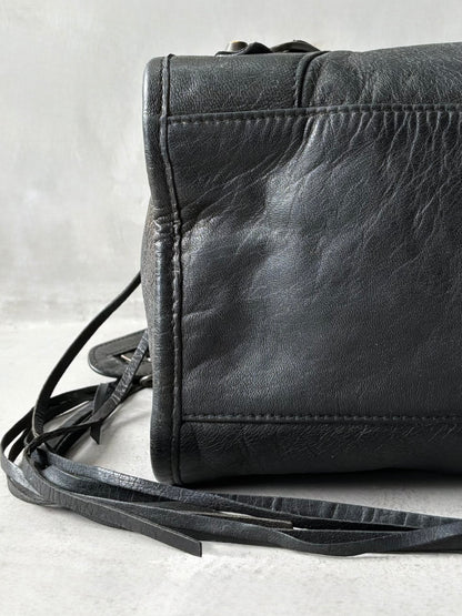 Balenciaga Classic City Black on Brass Lambskin Bag