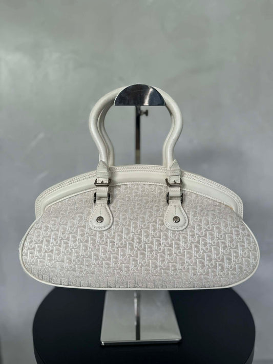 Christian Dior Trotter Cd Detective Satchel Hand Bag