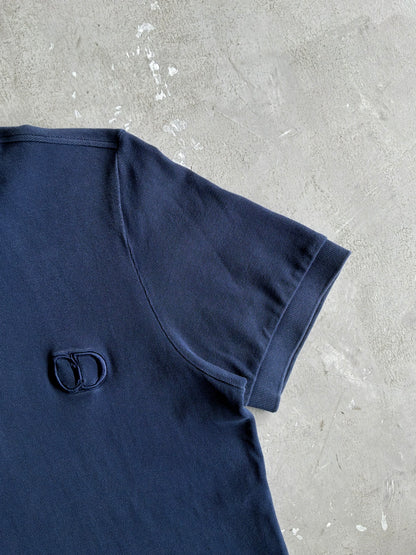 Dior Icon Logo Navy Polo Shirt