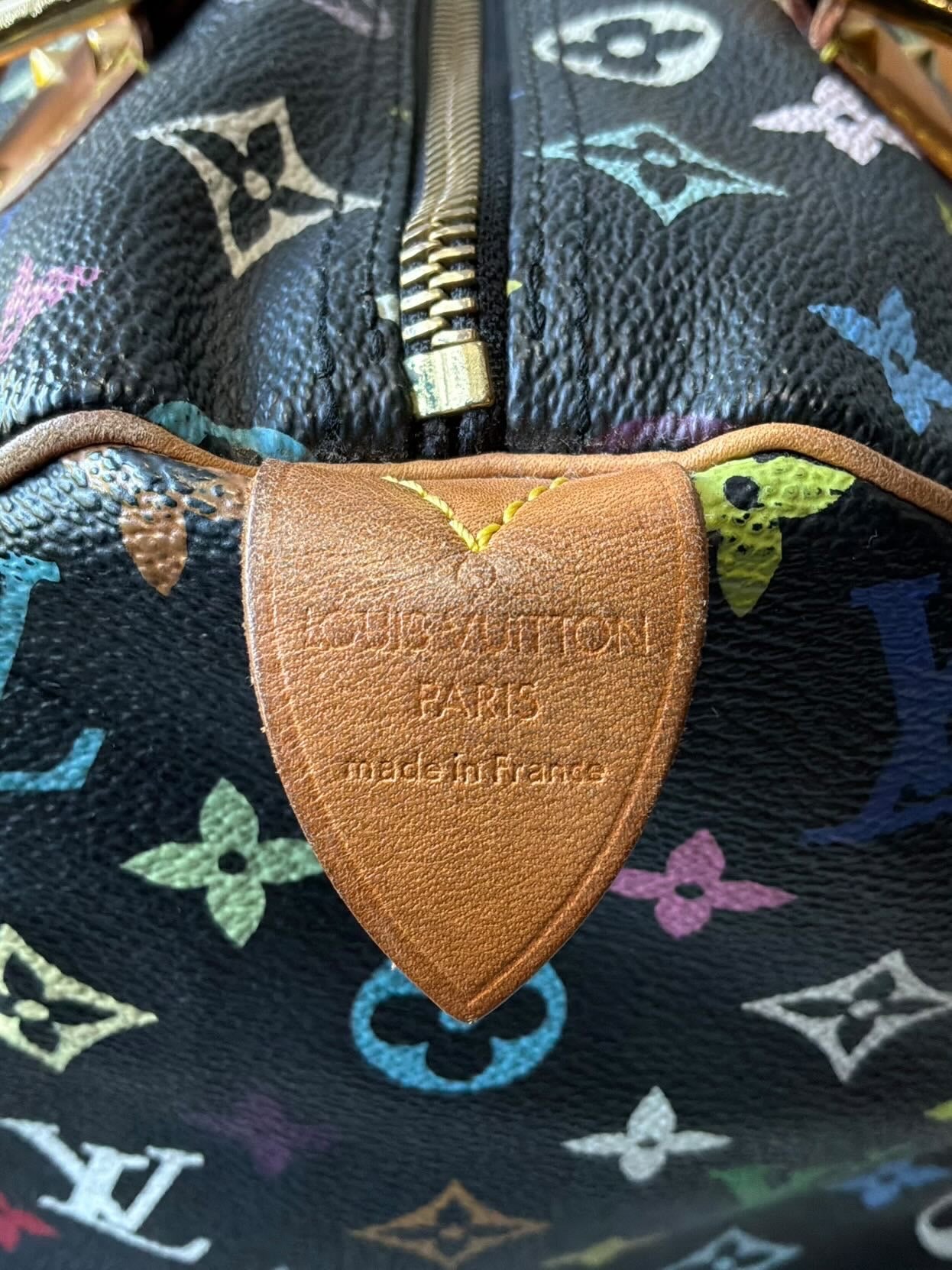 Louis Vuitton X Murakami Black Multicolor Speedy 30