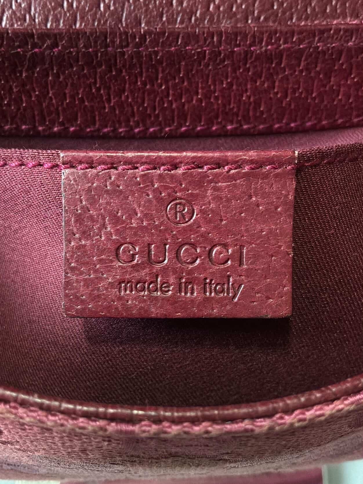 Gucci Pink Monogram Horsebit Chain Clutch/Shoulder Bag