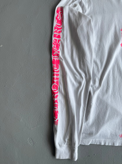 Chrome Hearts Pink Script Longsleeves
