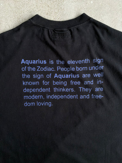 Vetements Aquarius Zodiac Tee