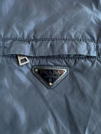 Prada Emblem Nylon Hooded Vest