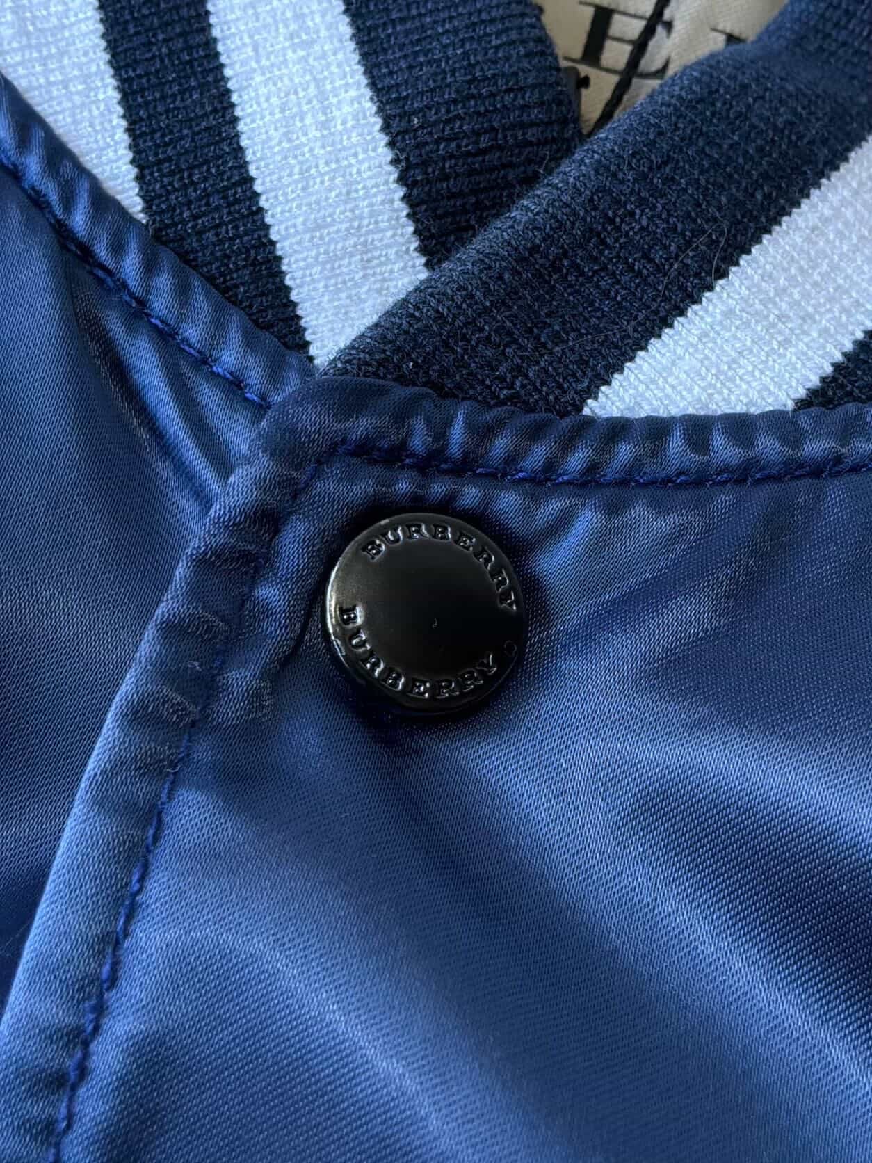 Burberry Silk Varsity Jacket
