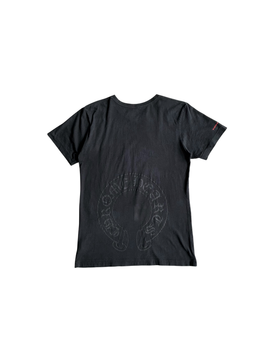 Chrome Hearts Black Tonal Horseshoe Tee