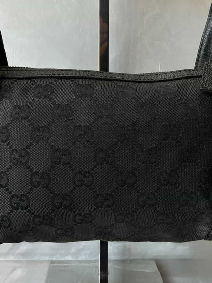 Gucci GG Black Canvas Monogram HandBag