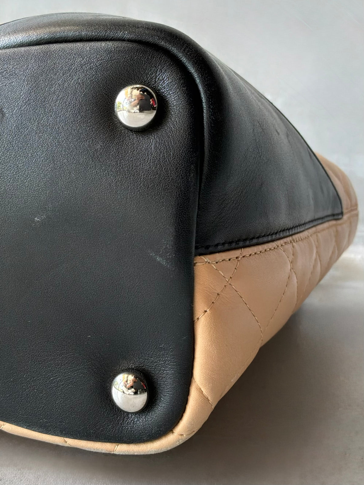 Chanel Cambon Ligne Beige Small Tote Bag