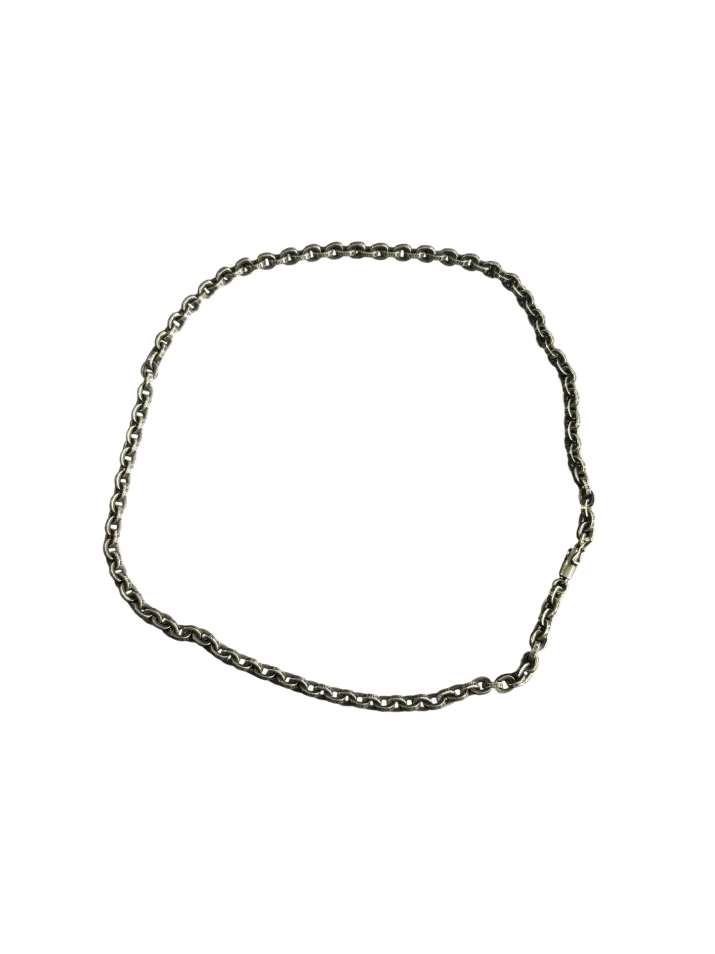 Chrome Hearts 18” Paper Chain Necklace