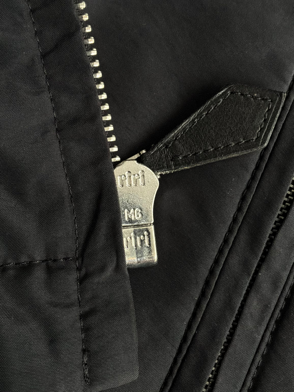 Hermes Leather Zip Nylon Vest