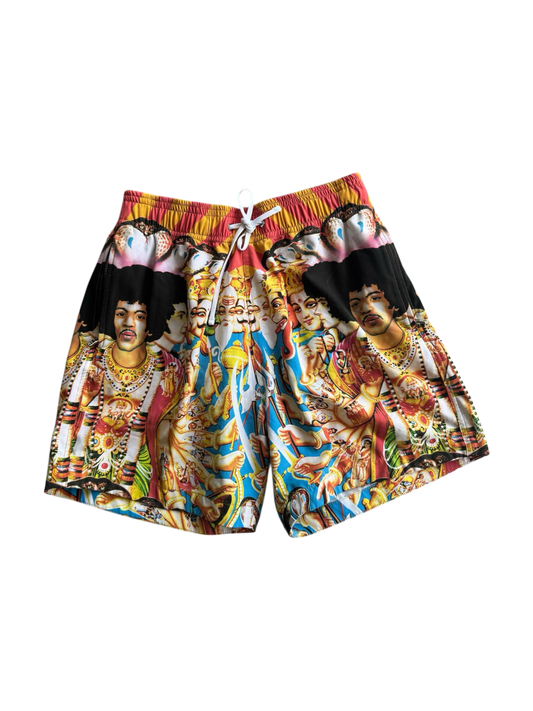 Amiri x Jimi Hendrix Nylon Shorts