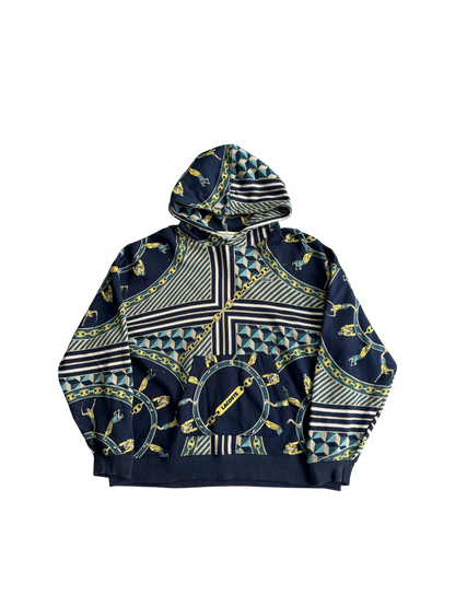 Lacoste Live Scarf Print Hoodie