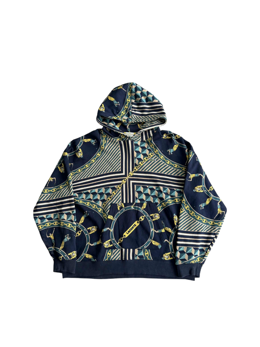Lacoste Live Scarf Print Hoodie